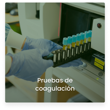 Cosmitet Ltda - Servicios, pruebas de coagulación